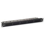 19" Patchpanel 50xRJ45 Cat3 UTP 1U ISDN RAL9005