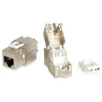 Keystone Jack geschirmt Cat6 LSA wzf.8Stk sil