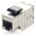 Keystone-Koppler geschirmt Cat6A 2xRJ45 8Stk sil Polybeutel