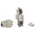 Keystone Jack geschirmt Cat6A LSA wzf.8Stk sil
