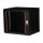 19" Netzwerkschrank Glastür PM 600x450mm 9HE schwarz