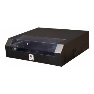 19" Netzwerkschrank Stahltür SF 500x475mm 5HE schwarz