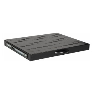 19" Fachboden aus. für Serverschränke 60cm 1U schwarz