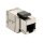 Keystone-Koppler geschirmt Cat6 2xRJ45 8Stk sil