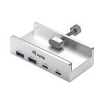 4-Port-Klemm USB-A3.2-Hub->2xUSB-C/2xUSB-A 5Gbps