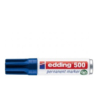 edding 500 Permanentmarker 2,0 - 7,0 mm - blau
