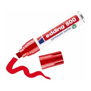 edding 800 Permanentmarker 4,0 - 12,0 mm - rot