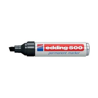 edding 500 Permanentmarker 2,0 - 7,0 mm - schwarz