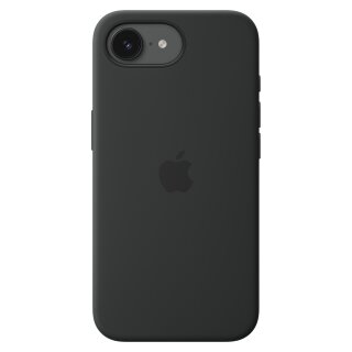 Silikon Case iPhone 17e mit MagSafe (schwarz)