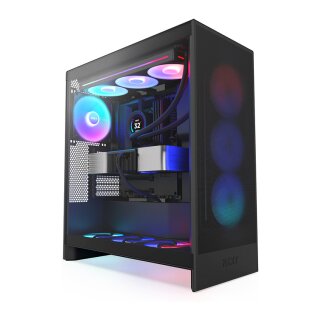 NZXT H7 FLOW RGB ALL Black Glasf. CM-H72FB-R1