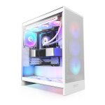 NZXT H7 FLOW RGB ALL White Glasf. CM-H72FW-R1