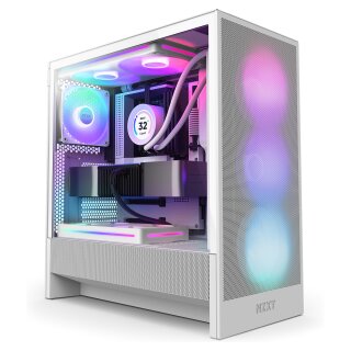 NZXT H5 FLOW RGB ALL White Glasfenster CC-H52FW-R1