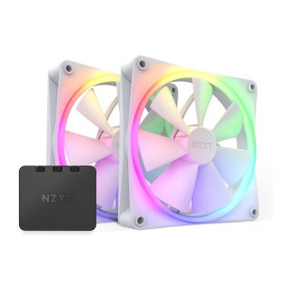 140mm NZXT F-Serie F140 RGB Lüfter Twin White 140mm RF-R14DF-W1