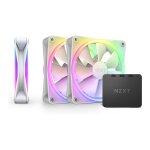 120mm NZXT F-Serie F120 RGB DUO Lüfter Triple White...