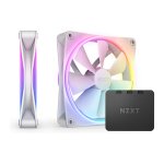 140mm NZXT F-Serie F140 RGB DUO Lüfter Twin White...