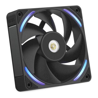 120mm NZXT F-Serie F120X RGB Lüfter Single Black RF-U12PN-B1