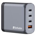 Verbatim GNC-140 GaN Charger 4 Port 140W USB A/C (EU/UK/US)