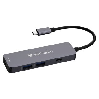 USB-C Verbatim Essentials Multiport HUB 4-Port