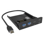 ICY BOX 3,5" Front panel mit USB Hub und Kartenlesern