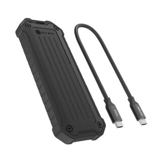 ICY BOX M.2 NVMe & SATA Gehäuse, staub- und stoßfest, USB 3.2 Gen 2, 10 Gbps