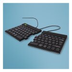 R-Go Tastatur Split Break FR-Layout verkabelt schwarz