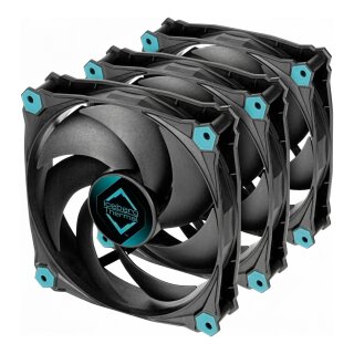 THERMAL IceGALE Silent PWM-120mm Black (3er Pack)*