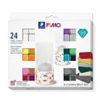 FIMO 8013 C - Modellierton - Schwarz - Blau - Kupfer -...