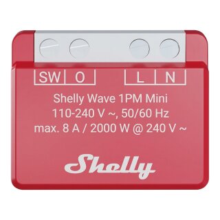 Shelly · Unterputz · Wave 1PM Mini LR · Z-Wave