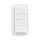 Shelly · Plug & Play · Blu ZB RC Button 4 · Fernbedienung inkl. Magnethalter · 4-fach · 16 Aktionen · Bluetooth · Zigbee · Weiß