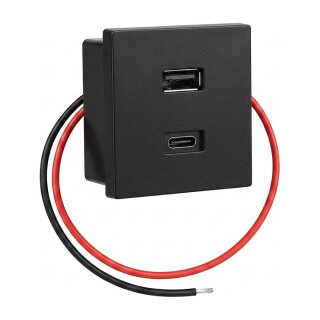 Shelly · Unterputz Zubehör · USB · Charger Schwarz