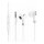 Dawnkey Magnetic Earphone, 3,5mm Klinke white