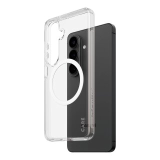 CARE Urban Explorer Case Clear w White Qi Galaxy S26