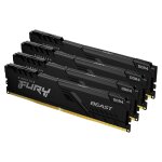 KINGSTON 128GB 3600MHz DDR4 CL18 DIMM Kit of 4 FURY Beast...