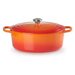 Le Creuset Signature Bräter Ofenrot Oval 33 cm