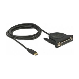 USB C > Adapter Parallel 25-polig 1,80m