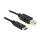 USB2.0 USB Type-C 2.0 Stecker > USB 2.0 Typ-B Stecker 0,5 m schwarz Delock