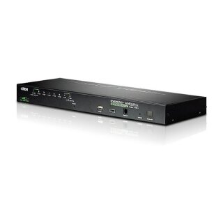 KVM Over IP 8-Port USB - PS/2 VGA KVM Switch with USB Peripheral port ATEN