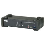 KVM Desktop Switch 2-Port USB 3.1 Gen 1 4K DisplayPort...