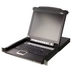 ATEN CL5708MW 43cm wide LCD KVM Switch, USB-PS/2,VGA, 8...