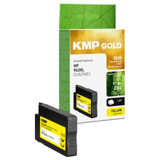 KMP Tintenpatrone yellow kompatibel mit HP 3JA29AE 963 XL
