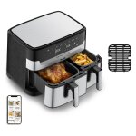 TEFAL Dual Easy Fry & Grill EY905D,...