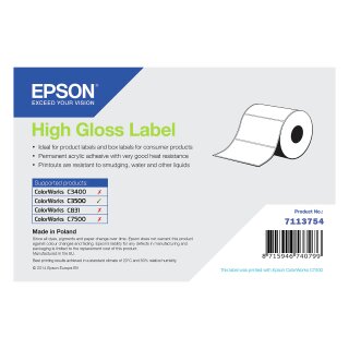EPSON High Gloss Label 102x76mm 415 Etiketten, Die-Cut