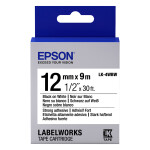 Epson LabelWorks LK-4WBW - Stark klebend - Schwarz auf...
