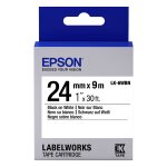 Epson LabelWorks LK-6WBN - Schwarz auf Weiß - Rolle...