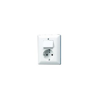 Jung AS 5576 UWW UP-Steckdose mit Wechselschalter