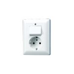 Jung AS 5576 UWW UP-Steckdose mit Wechselschalter