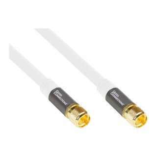 Good Connections SAT Antennenkabel SmartFLEX weiß 1m