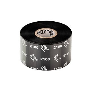 Zebra 2100 High Performance - Black - 40 mm x 450 m - Thermal transfer ribbon (pack of 12) (02100BK0