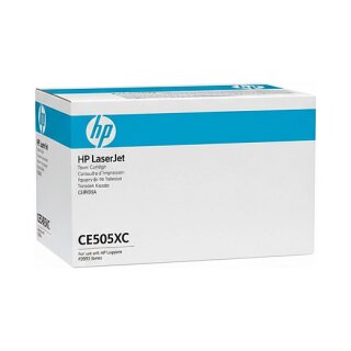 HP # 05X CE505XC black Contract-Toner - Hohe Kapazität