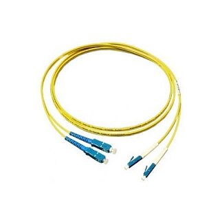 GoodConnections Patchkabel LWL Duplex OS2 (Singlemode, 9/125) LC/SC, LSZH, austauschbare Polarität, 15m,